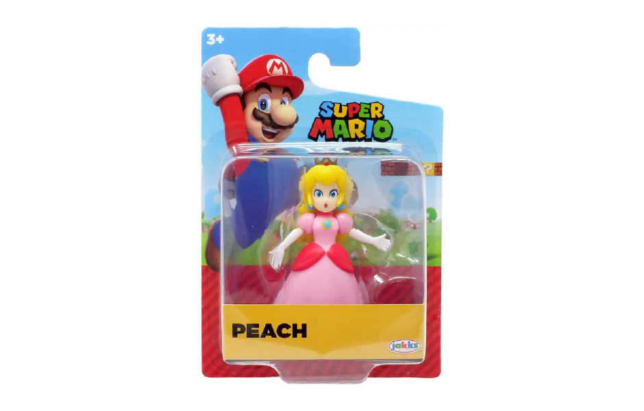  JAKKS Nintendo 2.5" Princess Peach -  World of Nintendo Super Mario Peach 2.5-Inch Mini Figure